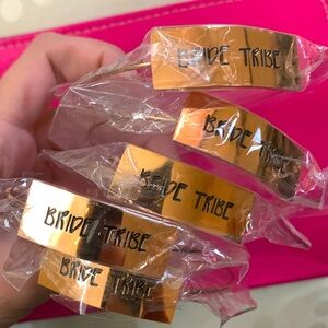 New Bride Tribe adjustable set of 5 bracelet